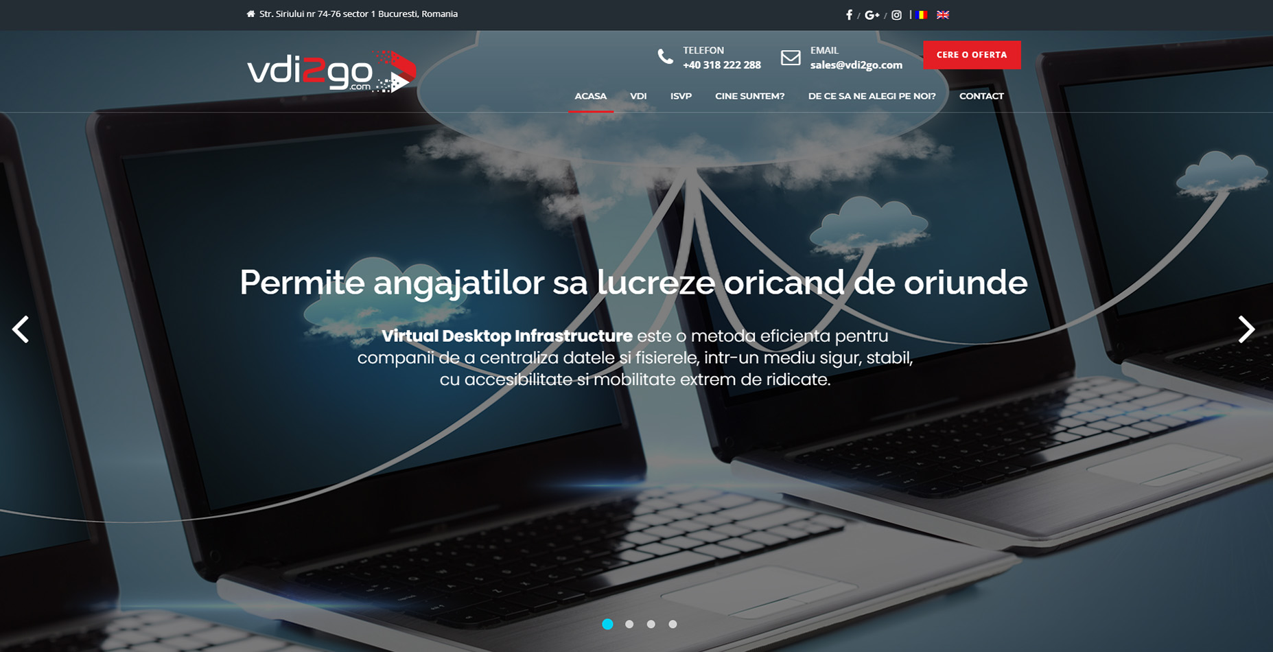 Portofoliu 9 portofoliu web design, Creare site SERVICII IT