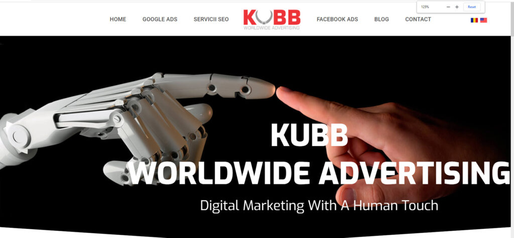 Portofoliu 6 portofoliu web design, creare site agentie marketing online Kubb