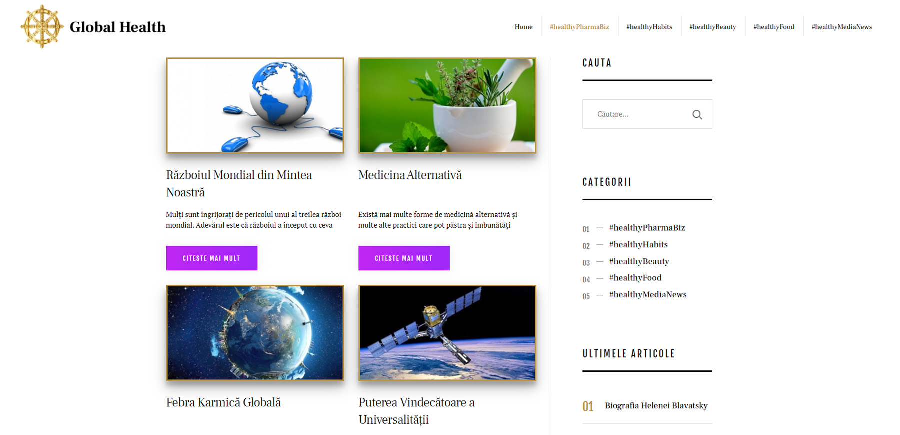 Portofoliu 21 portofoliu web design, Creare site media, site stiri
