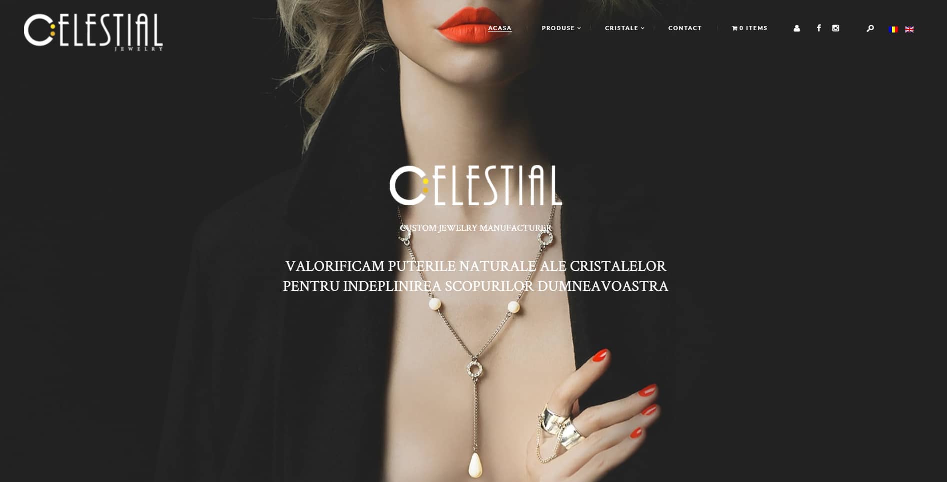 Portofoliu 18 portofoliu web design, Realizare magazin online bijuterii